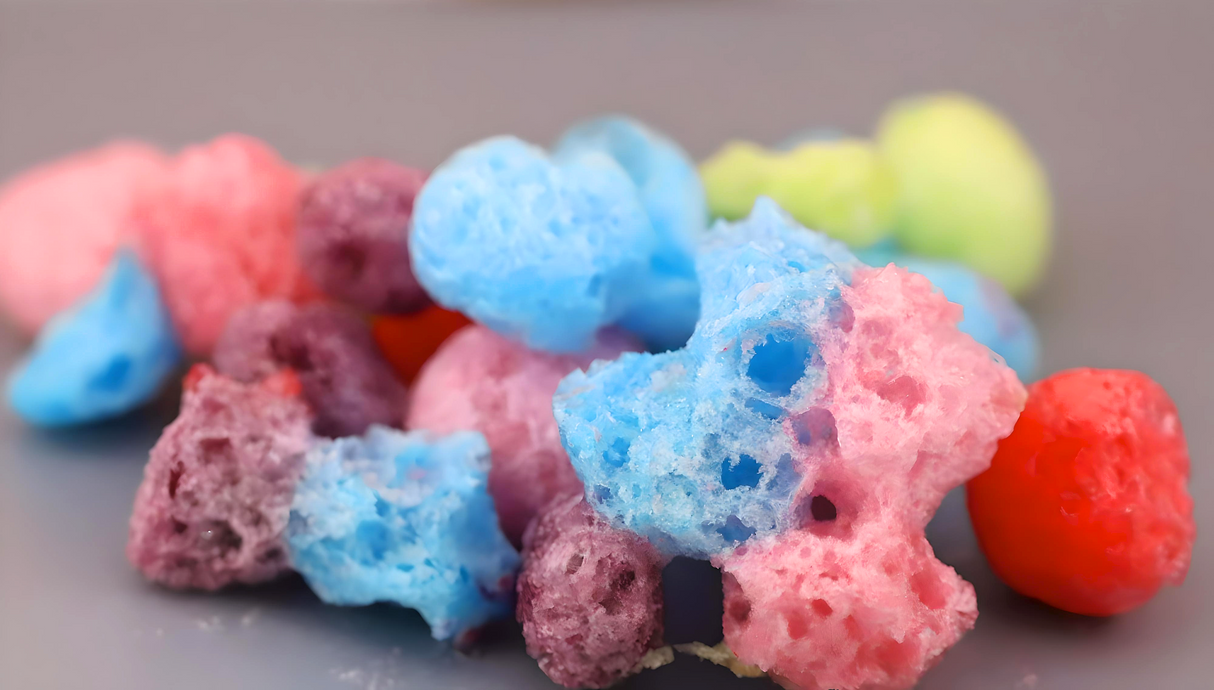 Planet Xpress Cosmic Clusters – Freeze-Dried Candy Mash-Up – Fruity, Sour & Crunchy Space-Themed Snack – Shelf-Stable, No Refrigeration Needed