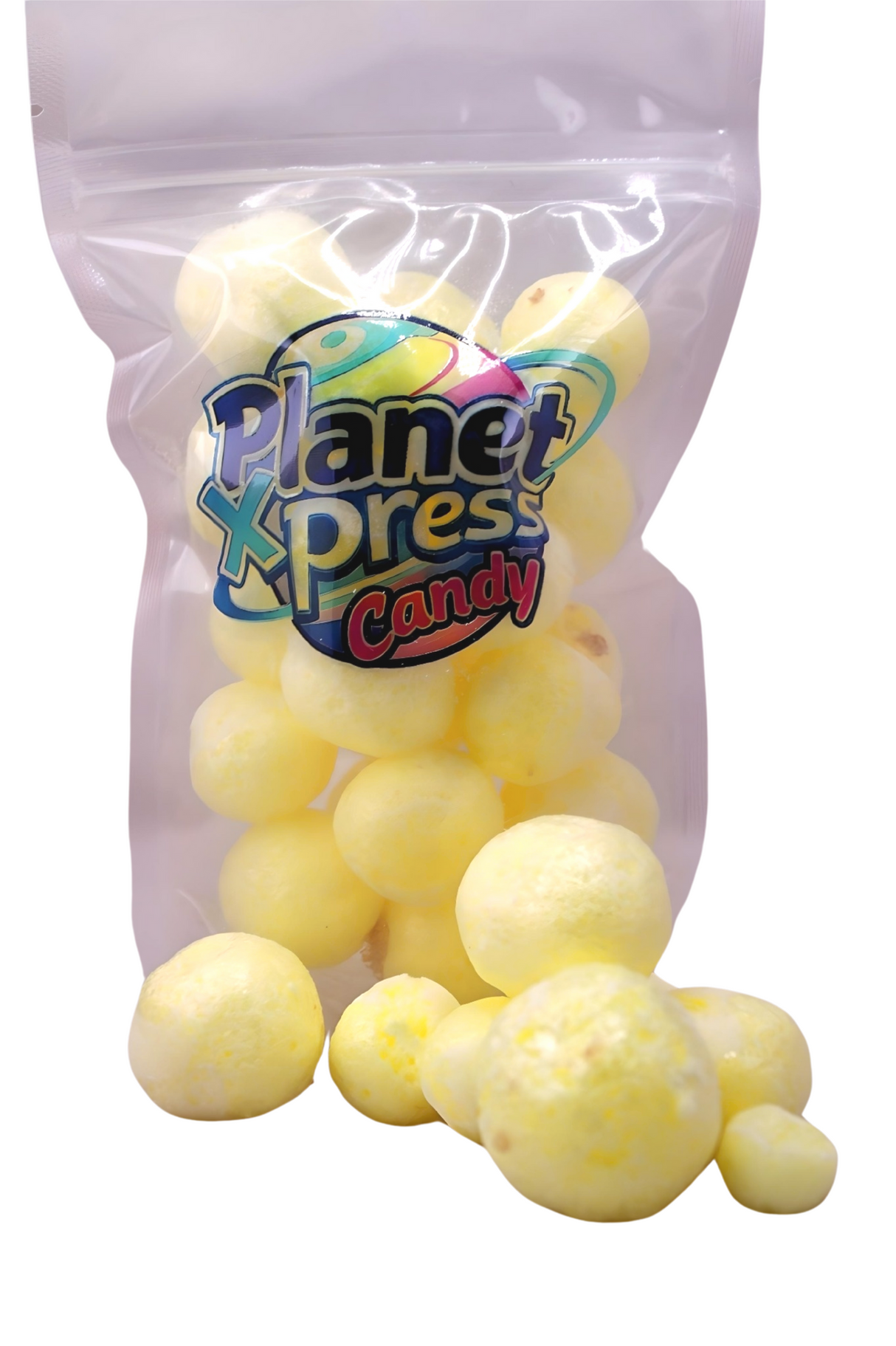 Planet Xpress Sun Crystals – Freeze-Dried Fruity Candy Shards – Sweet, Tart, and Crunchy Space-Themed Snack – Shelf-Stable, No Refrigeration Needed