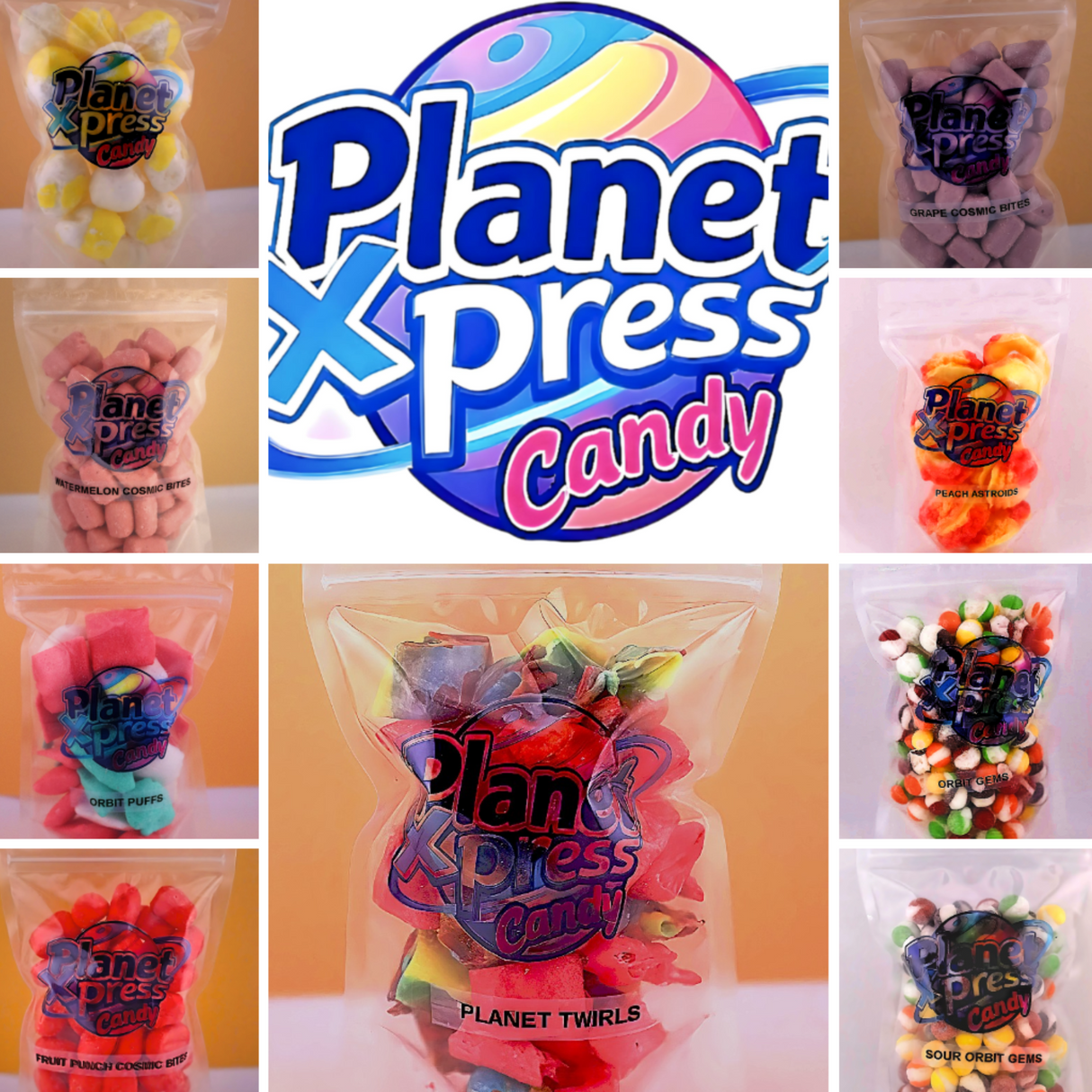 Planet Xpress Freeze Dried Cookie Dough Space Sandwiches