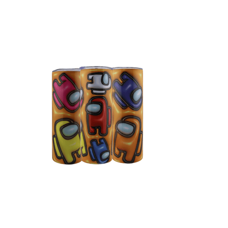Alpha Custom Printing Among Us 3D 20oz tumbler with straw - Simply Everyday Products