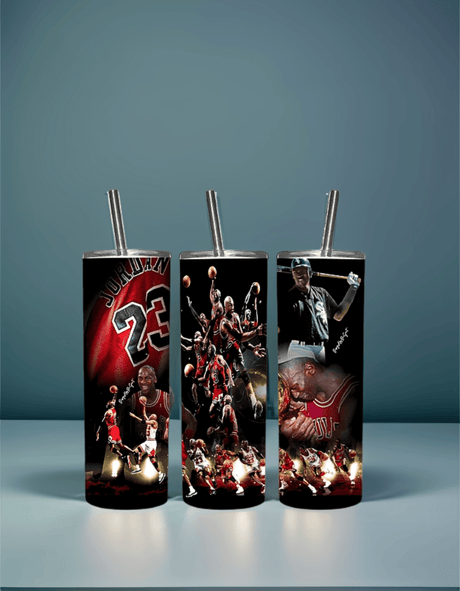 Alpha Custom Printing Basketball Legend 20oz tumbler with straw - Simply Everyday Products