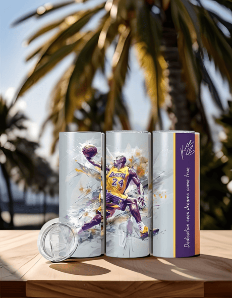 Alpha Custom Printing Basketball Legend 20oz tumbler with straw - Simply Everyday Products