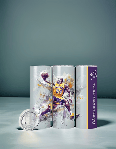 Alpha Custom Printing Basketball Legend 20oz tumbler with straw - Simply Everyday Products
