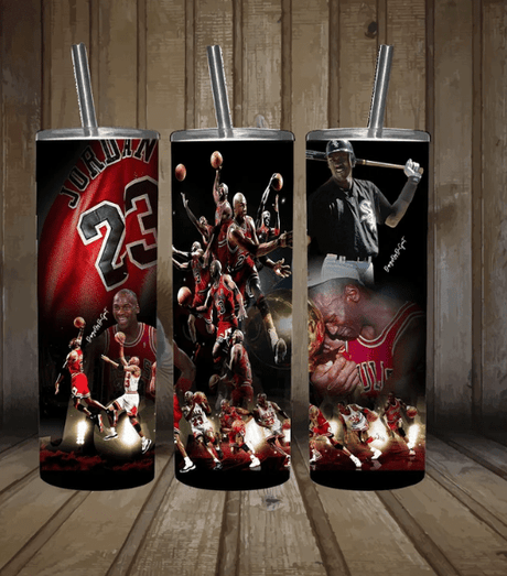 Alpha Custom Printing Basketball Legend 20oz tumbler with straw - Simply Everyday Products