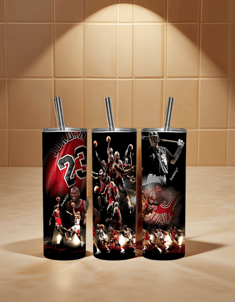 Alpha Custom Printing Basketball Legend 20oz tumbler with straw - Simply Everyday Products