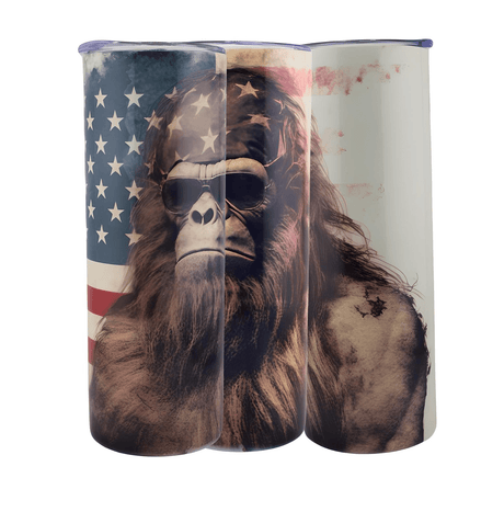 Alpha Custom Printing Bigfoot 20oz tumbler with straw - Simply Everyday Products