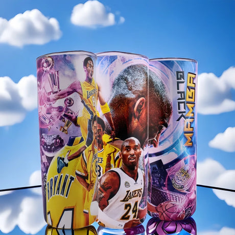 Alpha Custom Printing Black Mamba 20oz tumbler with straw - Simply Everyday Products