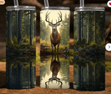 Alpha Custom Printing Buck Reflection 20oz tumbler with straw - Simply Everyday Products