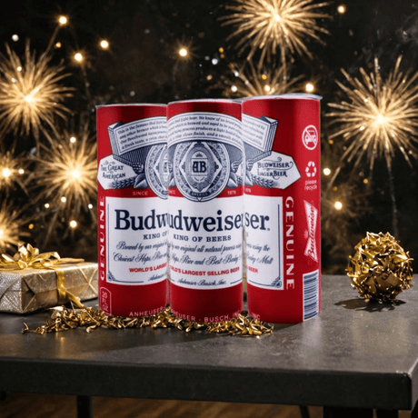 Alpha Custom Printing Budweiser 20oz tumbler with straw - Simply Everyday Products