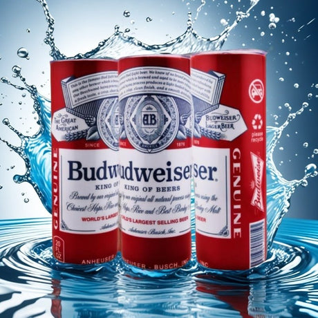 Alpha Custom Printing Budweiser 20oz tumbler with straw - Simply Everyday Products