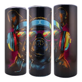 Alpha Custom Printing DJ Dog 20oz tumbler with straw - Simply Everyday Products