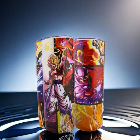 Alpha Custom Printing Dragon Ball Fusion 20oz tumbler with straw - Simply Everyday Products