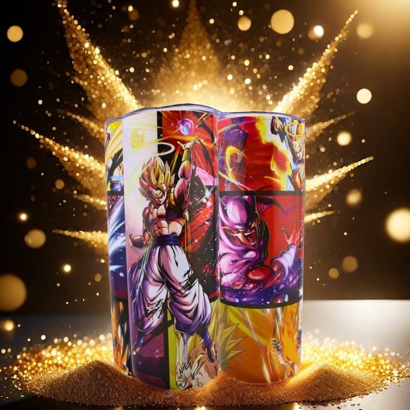 Alpha Custom Printing Dragon Ball Fusion 20oz tumbler with straw - Simply Everyday Products