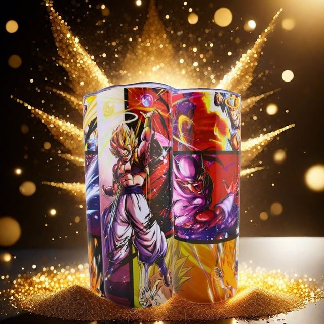 Alpha Custom Printing Dragon Ball Fusion 20oz tumbler with straw - Simply Everyday Products