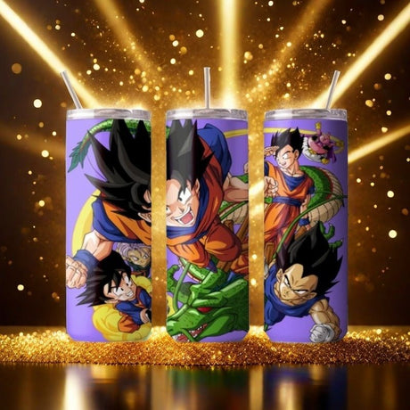 Alpha Custom Printing Dragon Ball Shenron 20oz tumbler with straw - Simply Everyday Products