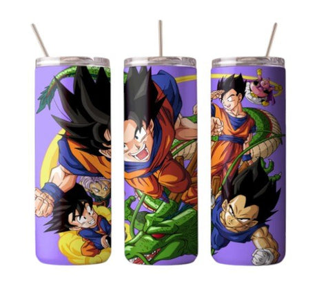 Alpha Custom Printing Dragon Ball Shenron 20oz tumbler with straw - Simply Everyday Products