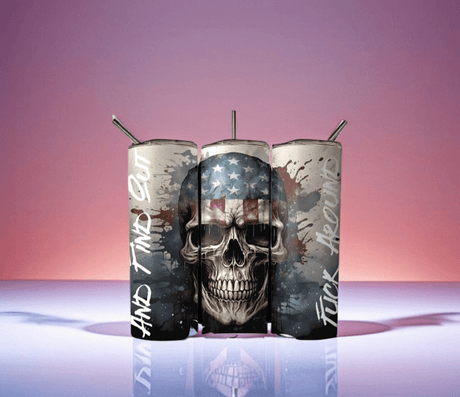 Alpha Custom Printing FAFO 20oz tumbler with straw - Simply Everyday Products