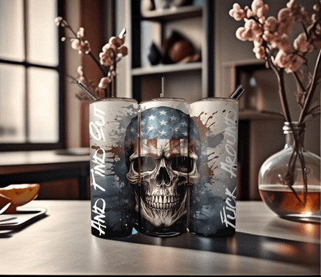 Alpha Custom Printing FAFO 20oz tumbler with straw - Simply Everyday Products