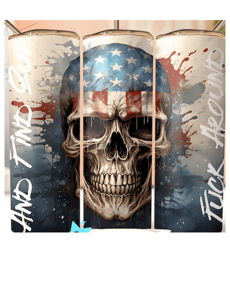 Alpha Custom Printing FAFO 20oz tumbler with straw - Simply Everyday Products