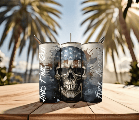 Alpha Custom Printing FAFO 20oz tumbler with straw - Simply Everyday Products