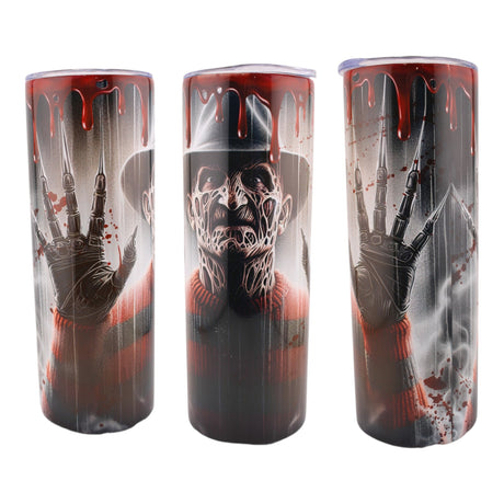 Alpha Custom Printing Freddy 20oz tumbler with straw - Simply Everyday Products