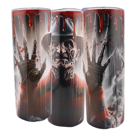 Alpha Custom Printing Freddy 20oz tumbler with straw - Simply Everyday Products