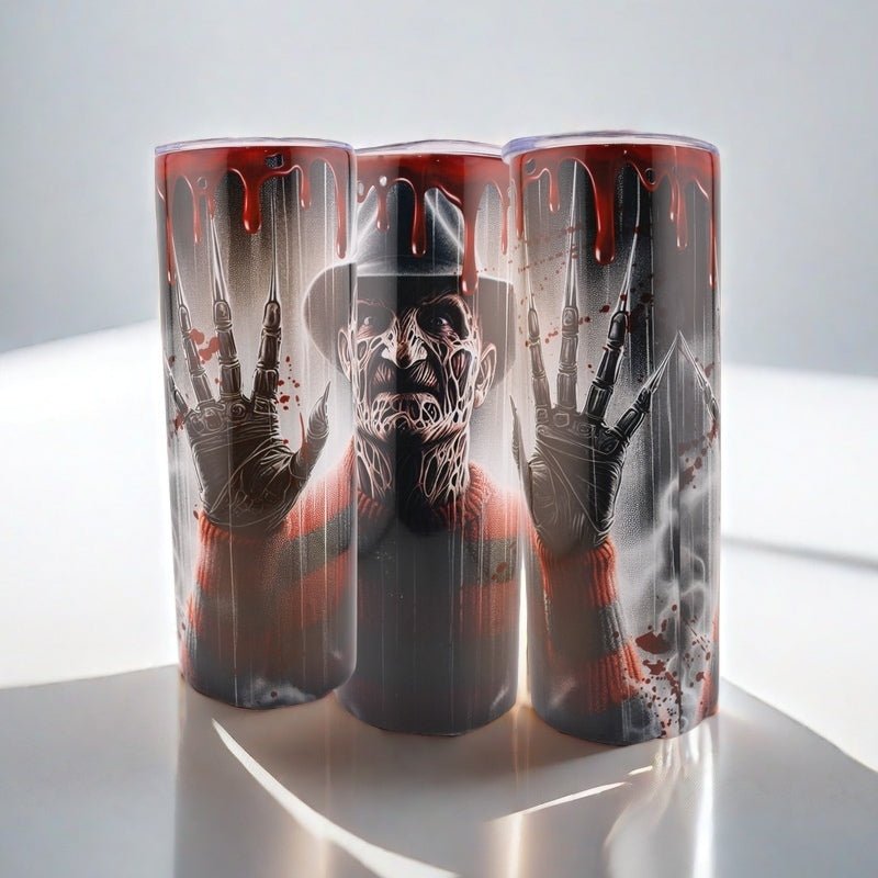 Alpha Custom Printing Freddy 20oz tumbler with straw - Simply Everyday Products
