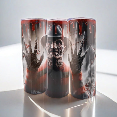 Alpha Custom Printing Freddy 20oz tumbler with straw - Simply Everyday Products