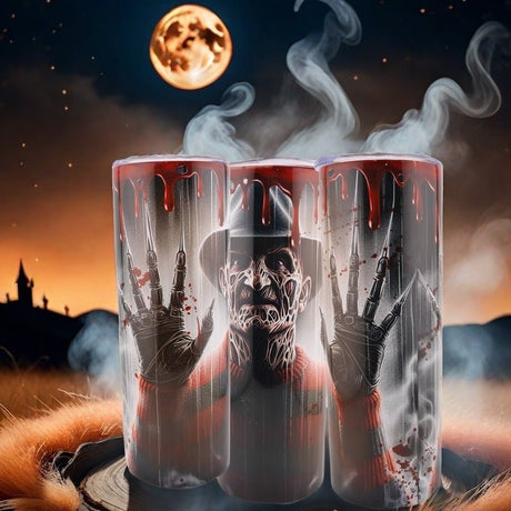 Alpha Custom Printing Freddy 20oz tumbler with straw - Simply Everyday Products