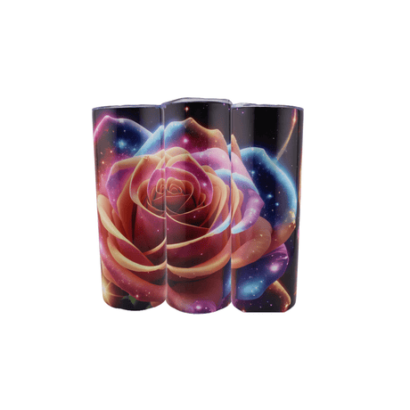 Alpha Custom Printing Galaxy Rose 20oz tumbler with straw - Simply Everyday Products