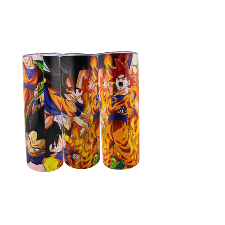 Alpha Custom Printing Goku Super Saiyan 20oz tumbler with straw - Simply Everyday Products