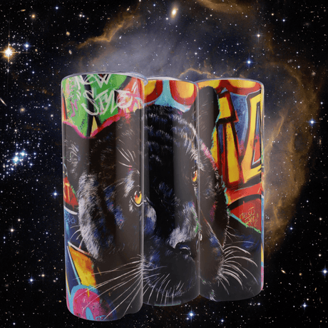 Alpha Custom Printing Grafitti Panther 20oz tumbler with straw - Simply Everyday Products