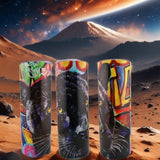 Alpha Custom Printing Grafitti Panther 20oz tumbler with straw - Simply Everyday Products