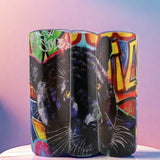 Alpha Custom Printing Grafitti Panther 20oz tumbler with straw - Simply Everyday Products