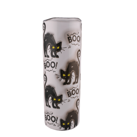 Alpha Custom Printing Halloween Cats 20oz tumbler with straw - Simply Everyday Products