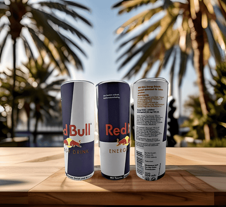 Alpha Custom Printing (Look Alike) Red Bull 20oz tumbler with straw - Simply Everyday Products