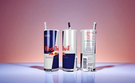 Alpha Custom Printing (Look Alike) Red Bull 20oz tumbler with straw - Simply Everyday Products
