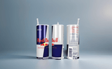 Alpha Custom Printing (Look Alike) Red Bull 20oz tumbler with straw - Simply Everyday Products