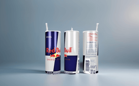 Alpha Custom Printing (Look Alike) Red Bull 20oz tumbler with straw - Simply Everyday Products