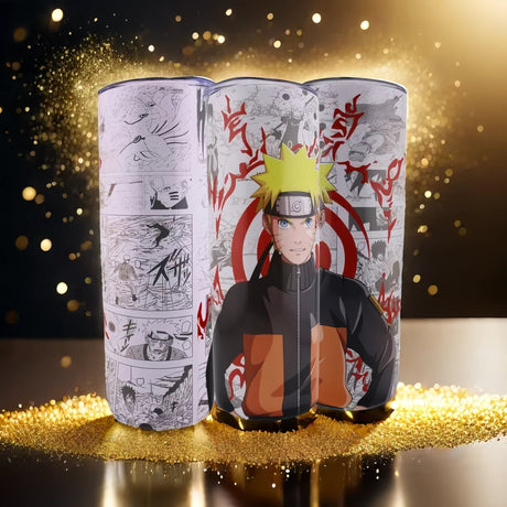Alpha Custom Printing Naruto 20oz tumbler with straw - Simply Everyday Products