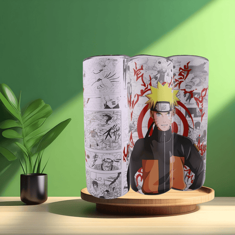 Alpha Custom Printing Naruto 20oz tumbler with straw - Simply Everyday Products