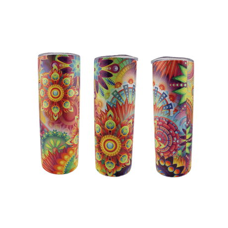 Alpha Custom Printing Rainbows Spectrum 20oz tumbler with straw - Simply Everyday Products