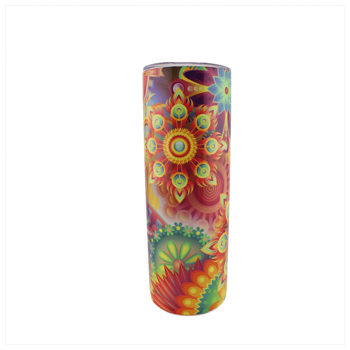 Alpha Custom Printing Rainbows Spectrum 20oz tumbler with straw - Simply Everyday Products