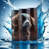 Alpha Custom Printing Space Puppy 20oz tumbler with straw - Simply Everyday Products