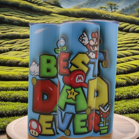 Alpha Custom Printing Super Mario Best Dad Ever - Simply Everyday Products