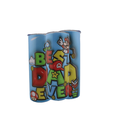 Alpha Custom Printing Super Mario Best Dad Ever - Simply Everyday Products