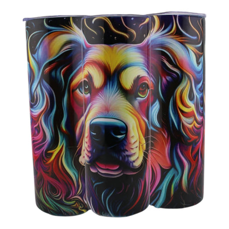 Alpha Custom Printing Vibrant Cocker Spaniel 20oz tumbler with straw - Simply Everyday Products