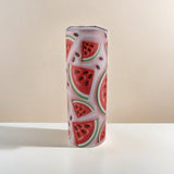 Alpha Custom Printing Watermelons 3D 20oz tumbler with straw - Simply Everyday Products