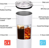 Alpha Custom Printing Wolf Pack 20oz tumbler with straw - Simply Everyday Products