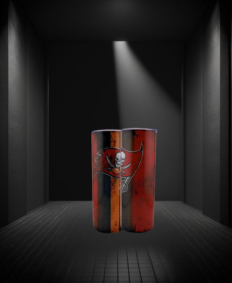 Alpha Printing Tumbler Tampa Bay (Look - alike) Football Team Grunge - Simply Everyday Products